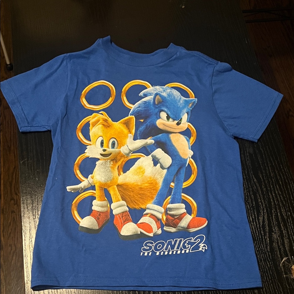 Blue Sonic and Tails Graphic Tee💙